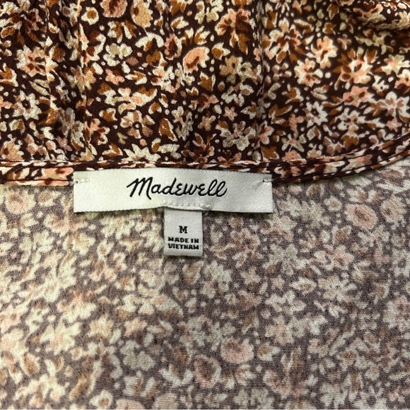 MADEWELL Tie-Waist Wrap-Top Floral Print in Cottage Garden - Picture 9 of 10